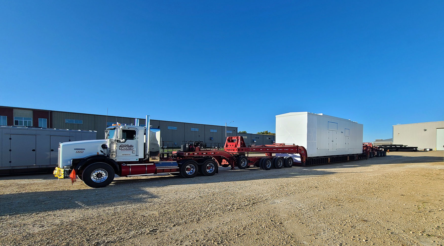 Generator superload trucking